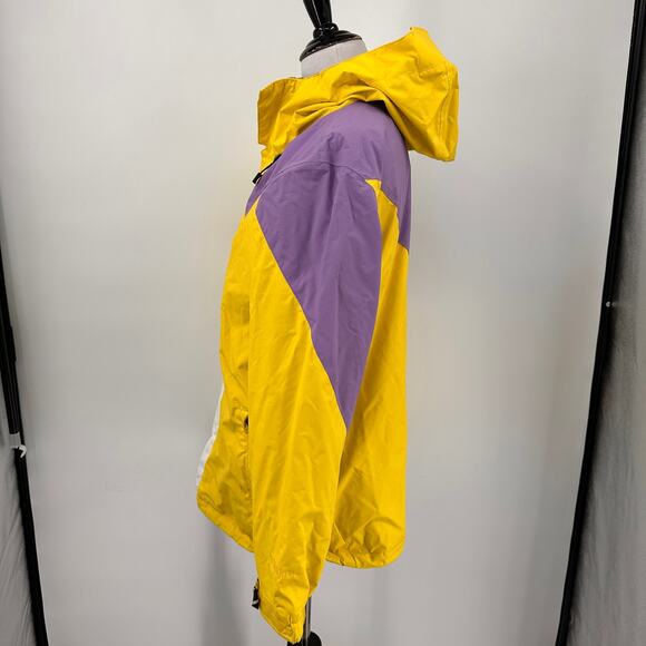 Volcom Yellow & Purple Nylon Snowboarding Skiing Winter Jacket Size Medium - Picture 4 of 14